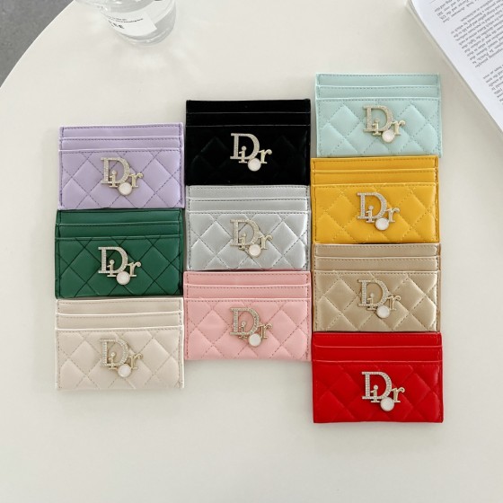 Fashion Leather Card Holder Storage Bank Credit Cash Card ID Card Passport Holders Bag Organizer Case Wallet Pocket Purse